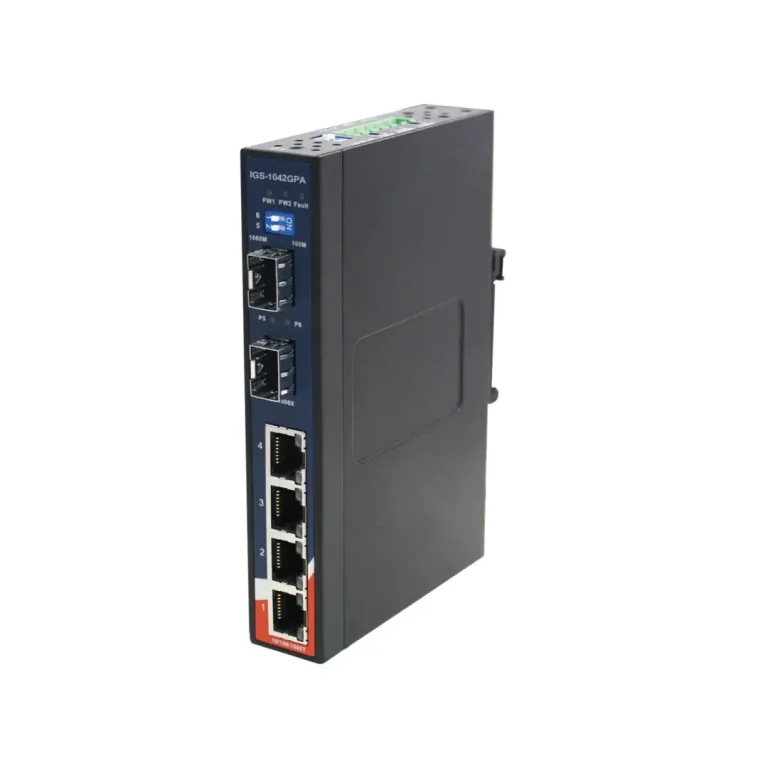 Oring Industrial İnce Tip 4x 10/100/1000TX (RJ-45) + 2x 100/1000FX (SFP)